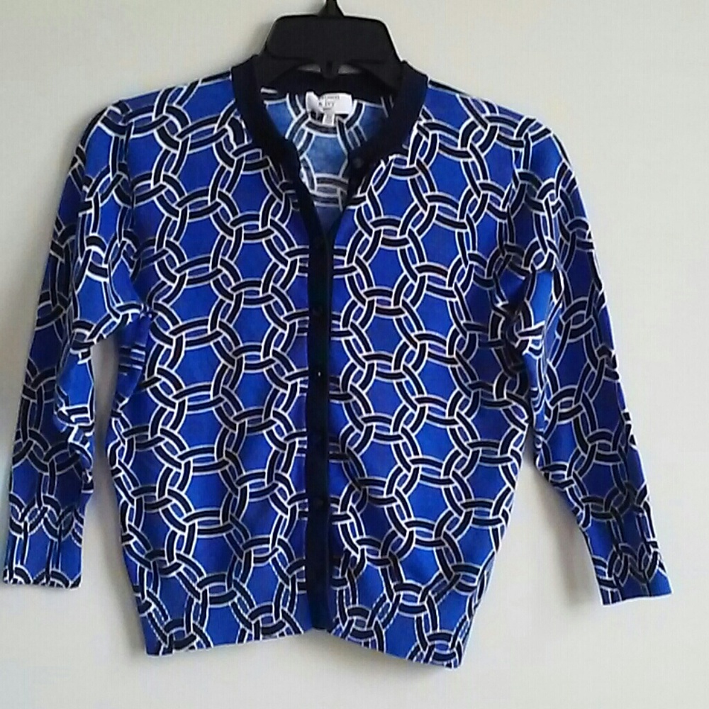 ❤Host Pick❤ Crown & Ivy Geometric Cardigan - Picture 7 of 8